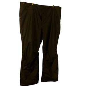 Obermeyer Womens plus size 20 short Black Snow Ski Pants 2X snowboard